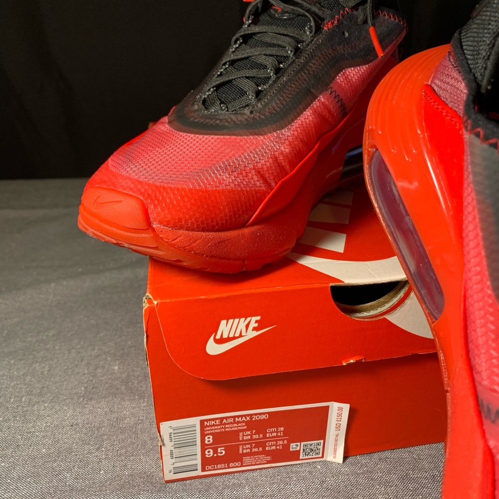 Nike Air Max 2090 Black and Red Men's Sneakers